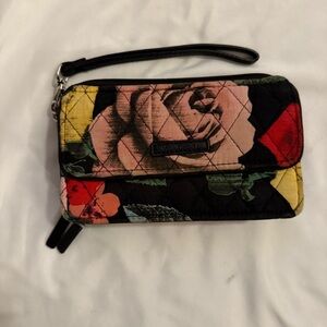 Like New Vera Bradley Havana Rose RFID All in One Crossbody